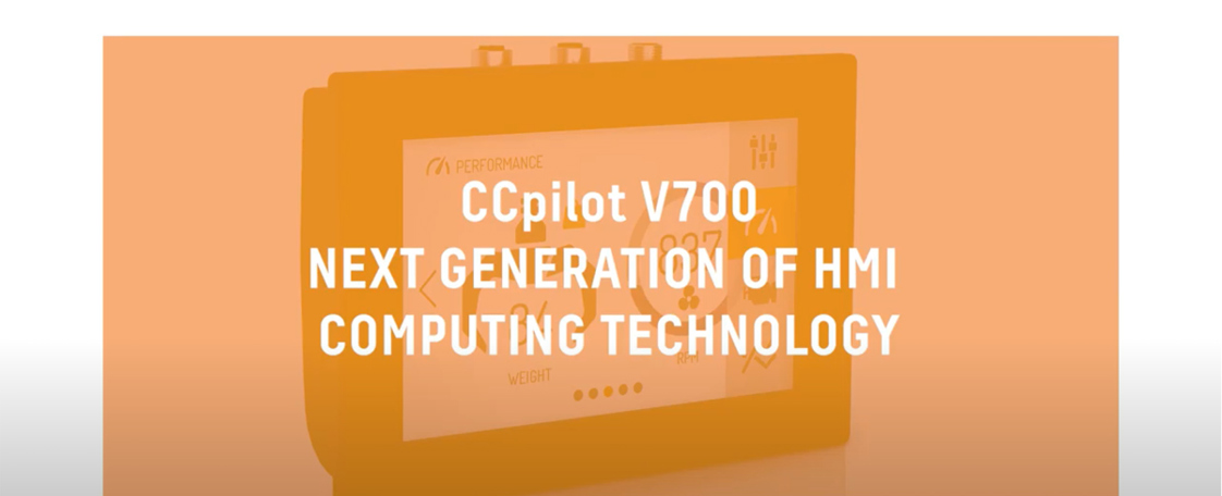 CCpilot V700 with HMI.